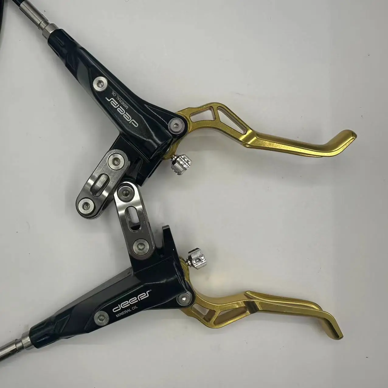 Piston Electric Bicycle Double Brake Hydraulic Brake Electric Bicycle Electric Scooter Disc Brake High Strength Aluminum Alloy