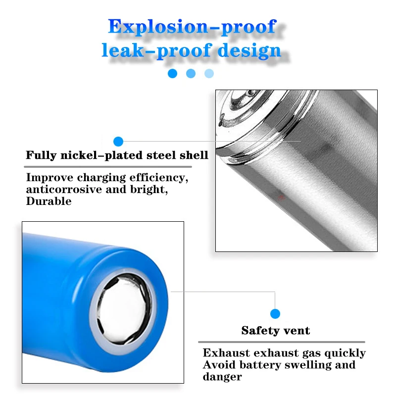 Wide temperature batteries 18650 cells 3C 2000mah 2900mah -40 to +85 degrees high and low temperature lithium battery