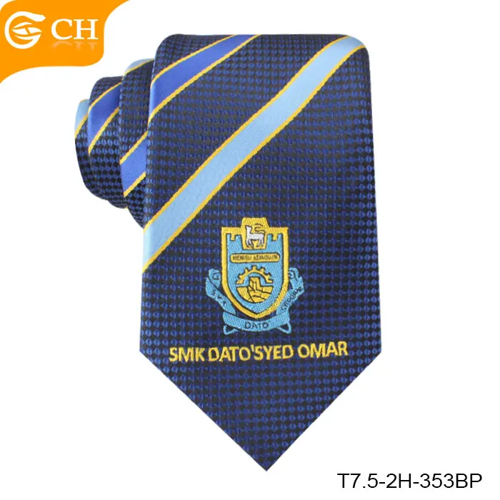ODM OEM Fashion Design Jacquard Neckties Mens Silk Polyester Neck Tie For Bank Accept Custom Logo Polyester School Ties