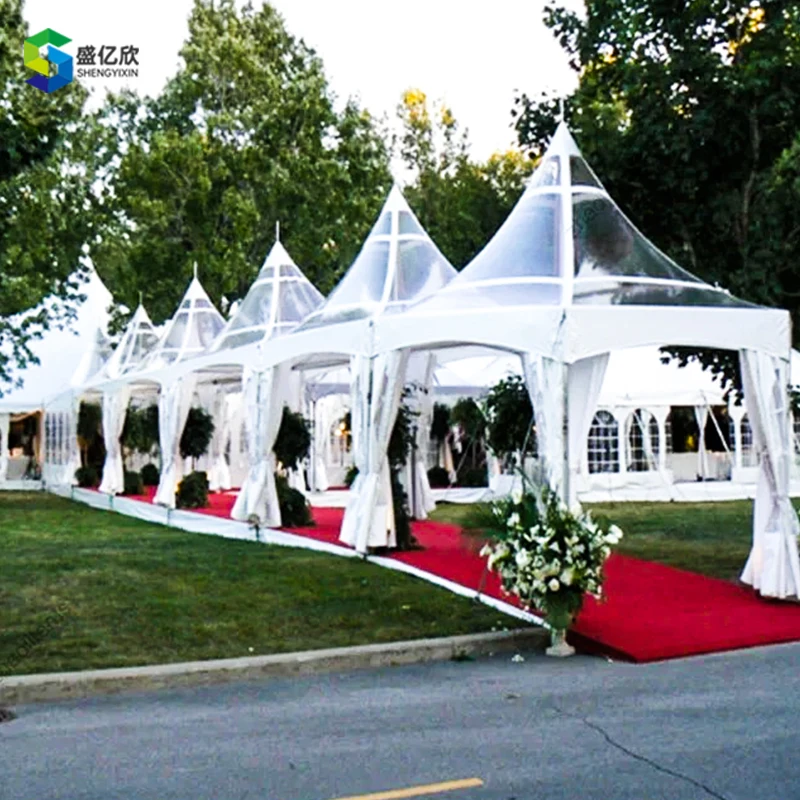 500 Seater Portable Wedding Banquet Clear Marquee Event Tent with Air-conditioning