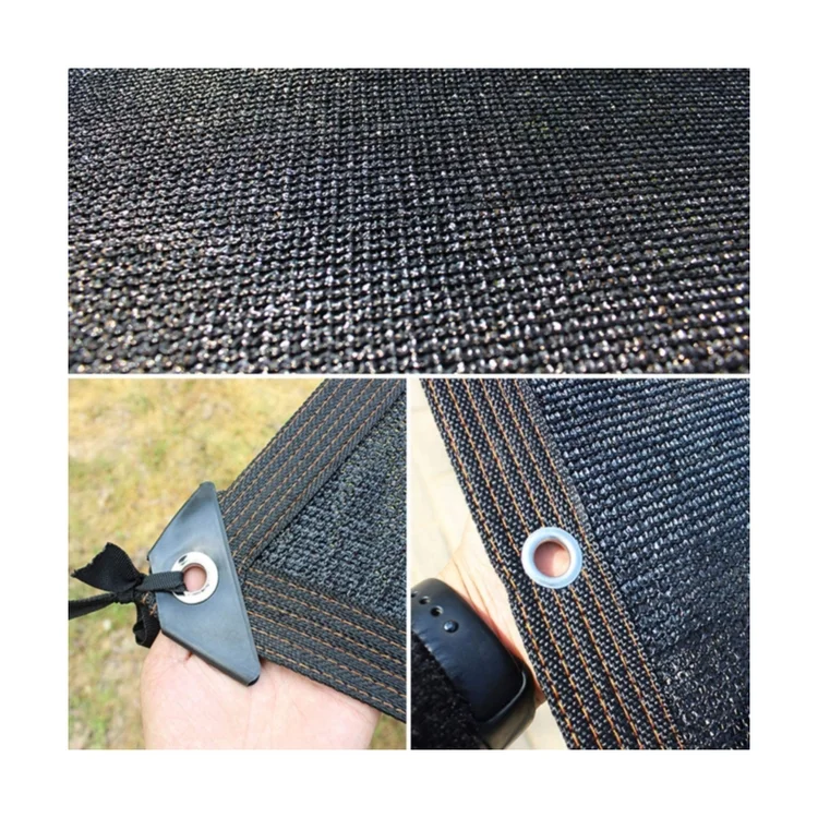 Amazon Hot Sale Price Custom  HDPE Net Fabric Anti-UV Patio Sunshade Cloth Backyard Sun Shade Sail for Garden