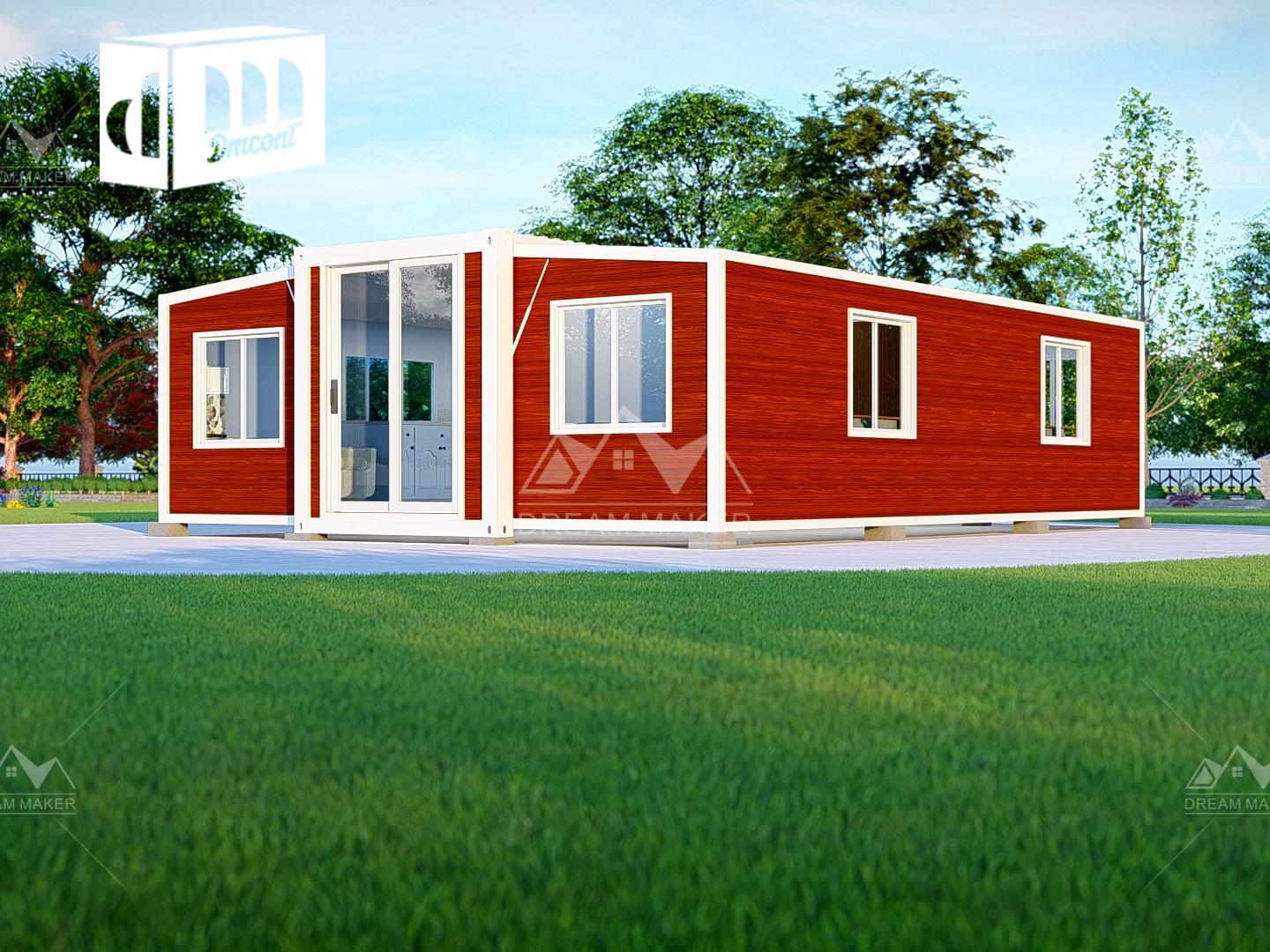 Dreammaker, крошечный дом, контейнерный отель, курортный дом, сборные дома 40 футов, передвижные, легко складные, современные, Роскошные, для виллы, контейнерного салона