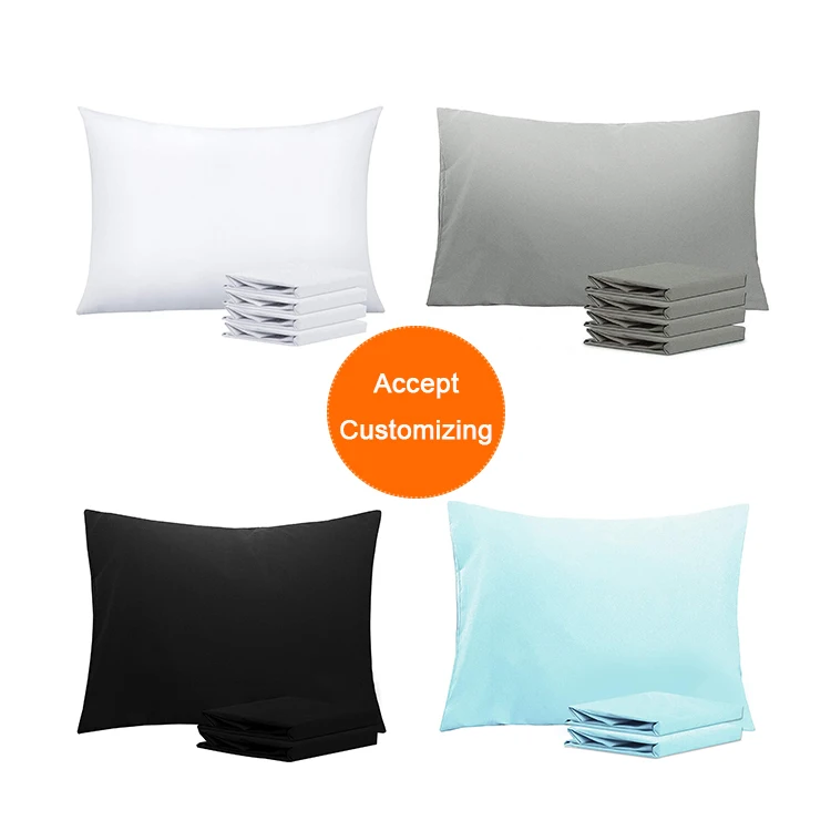 Hot Selling Pillowcase Super Soft Custom Hospital Hotel Cotton Pillow Case