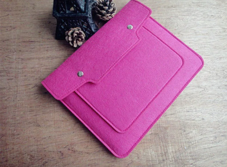Chinese factory custom made newest soft wool felt blank laptop sleeve laptop bags and cases