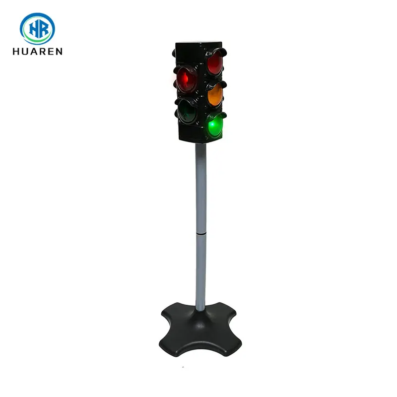 Education Toys Plastic Kids City Led Toy Traffic Lights with Light and Sound