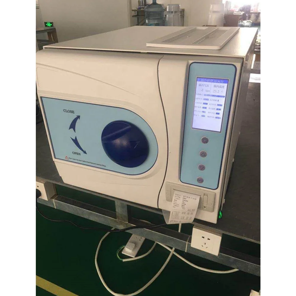 With CE internal printer Dental Equipment Sterilization Device Autoclave Dental 18L Class B Sterilizer Fast delivery with CE