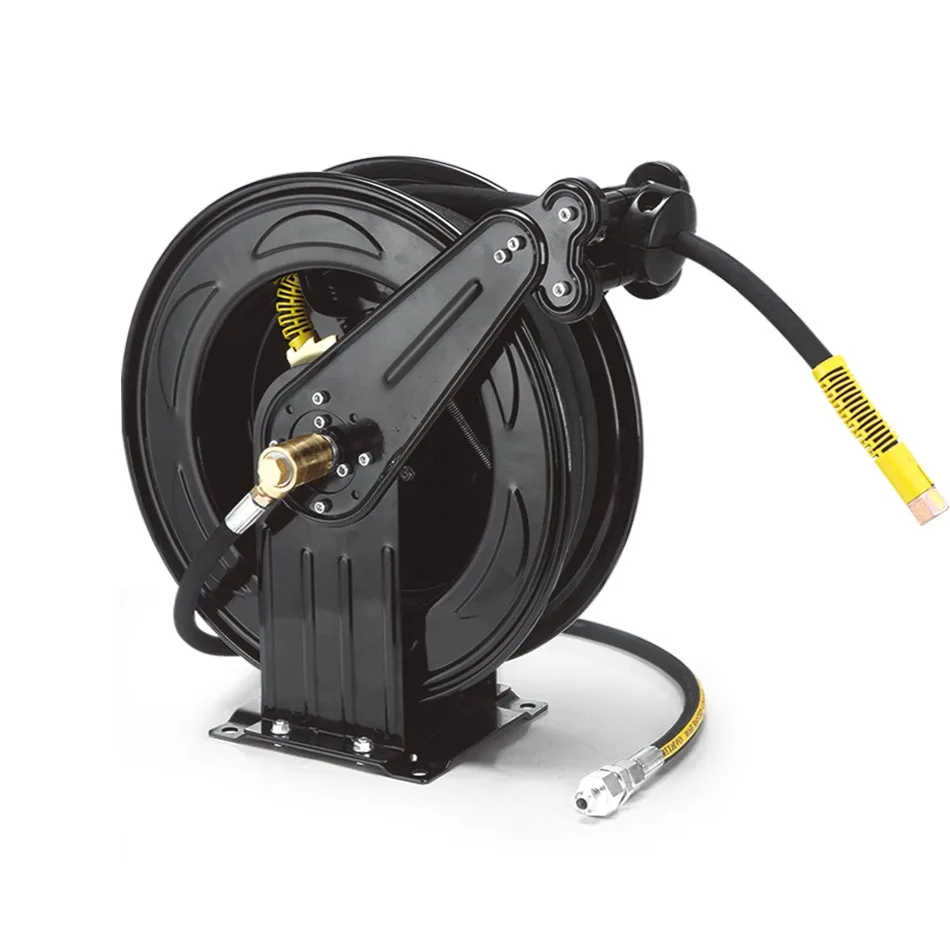 
retractable reel/High Pressure Water Air Retractable Garden Hose Reel 
