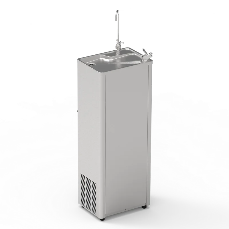 TL21-25C Floor Stand Cold Water Dispenser Floor Mount Cooler Refrigerated 8 GPH stainless steel