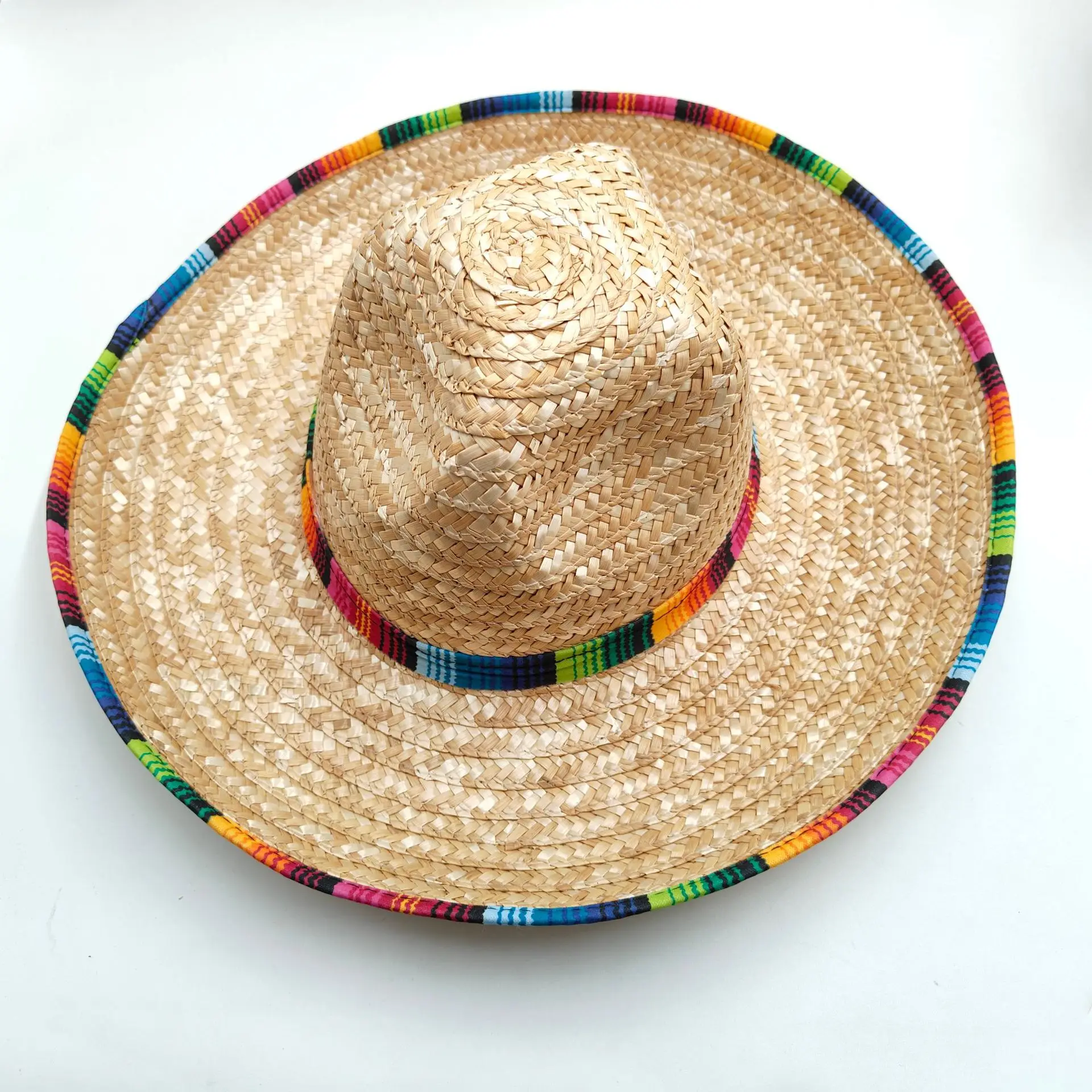 Оптовая продажа испанская соломенная шляпа Mariachi Mexico мексиканские соломенные шляпы Charro Sombrero для вечеринки