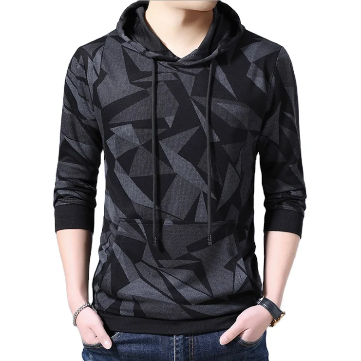 FOR MENS HOODIES STREETWEAR FASHION PATTERN PULLOVER HOODIE MEN AUTUMN WINTER CASUAL HOODED SWEATSHIRT MEN