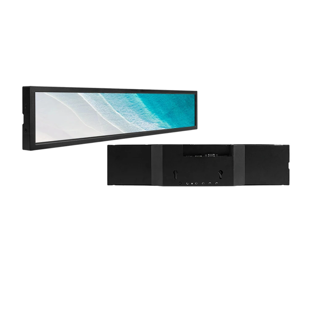 24 Inch Stretched Bar LCD Display 1920*360 Resolution Brand New Stretch Band for Digital Signage and Displays