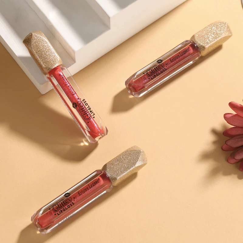 SHICELLE  private label vegan moisturizing long lasting glitter lip gloss shimmer lip glaze