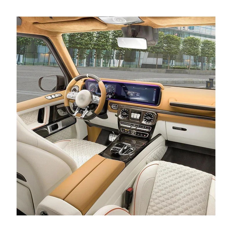 Modification car interior for Mercedes Benz G class 2002-2018 year W463 upgrade to for W464 mercedes g class dashboard