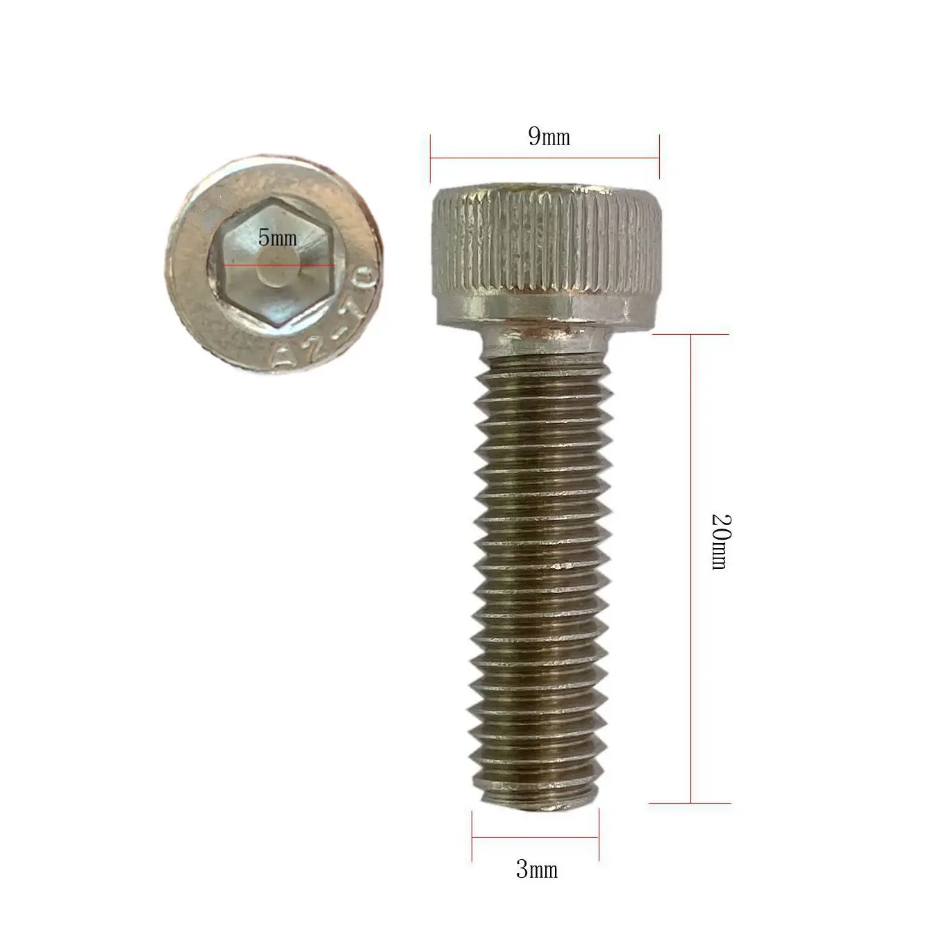 Factory Hot-selling Hexagon Socket Screw Stainless Steel Flat Round Head Screw Bolts hex bolt