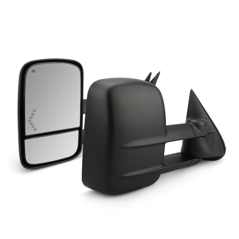 Боковые зеркала заднего вида Пара буксировочные зеркала Мощность нагрева сигнал поворота
