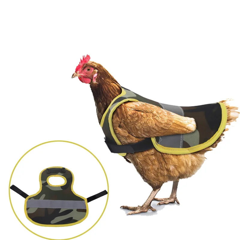 New Pet Chicken Duck Goose Chest Back Pet Clothes Reflective Safety Vest For Chicken And Duck