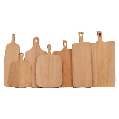 Wooden Chopping Blocks Beech Cutting Board Pizza Bread Fruit Sushi Tray Non-slip Kitchen Cutting Plate Board