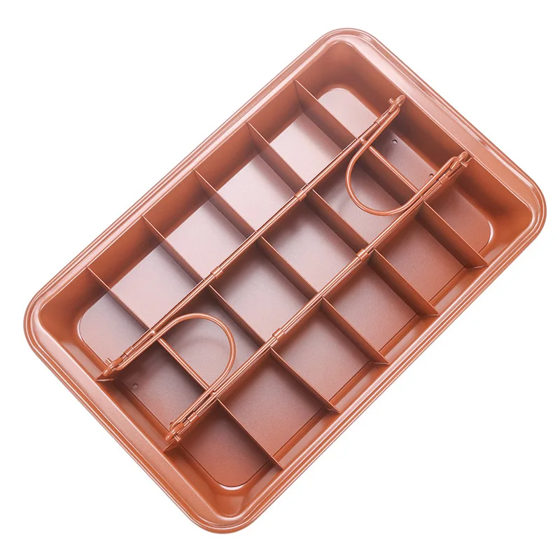 Wideal hot sale Brownie Baking Pan cake bread thickened non-stick baking coating mold