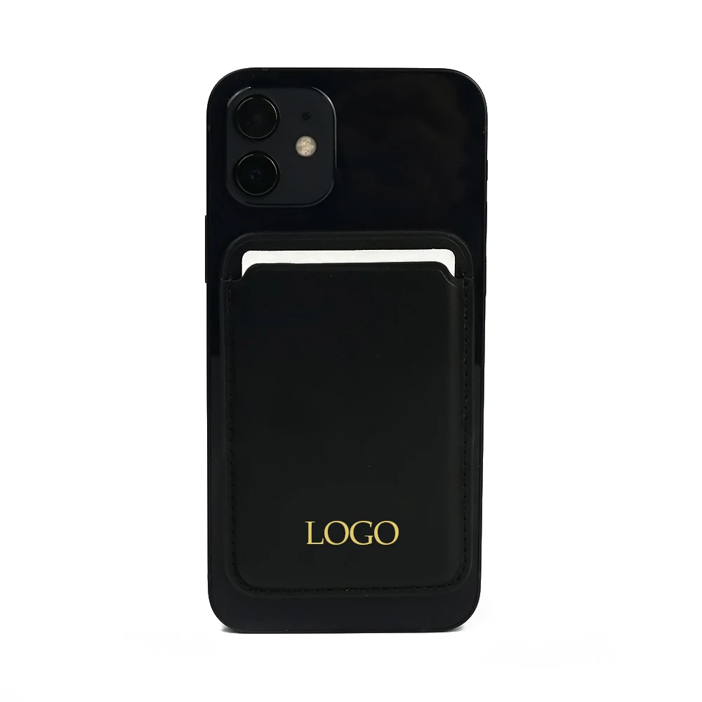 SUNDO 2021 Full Grain Leather Magnetic Card Holder Wholesale Factory Price Magsafe Case Wallet for iPhone 12 Pro Max