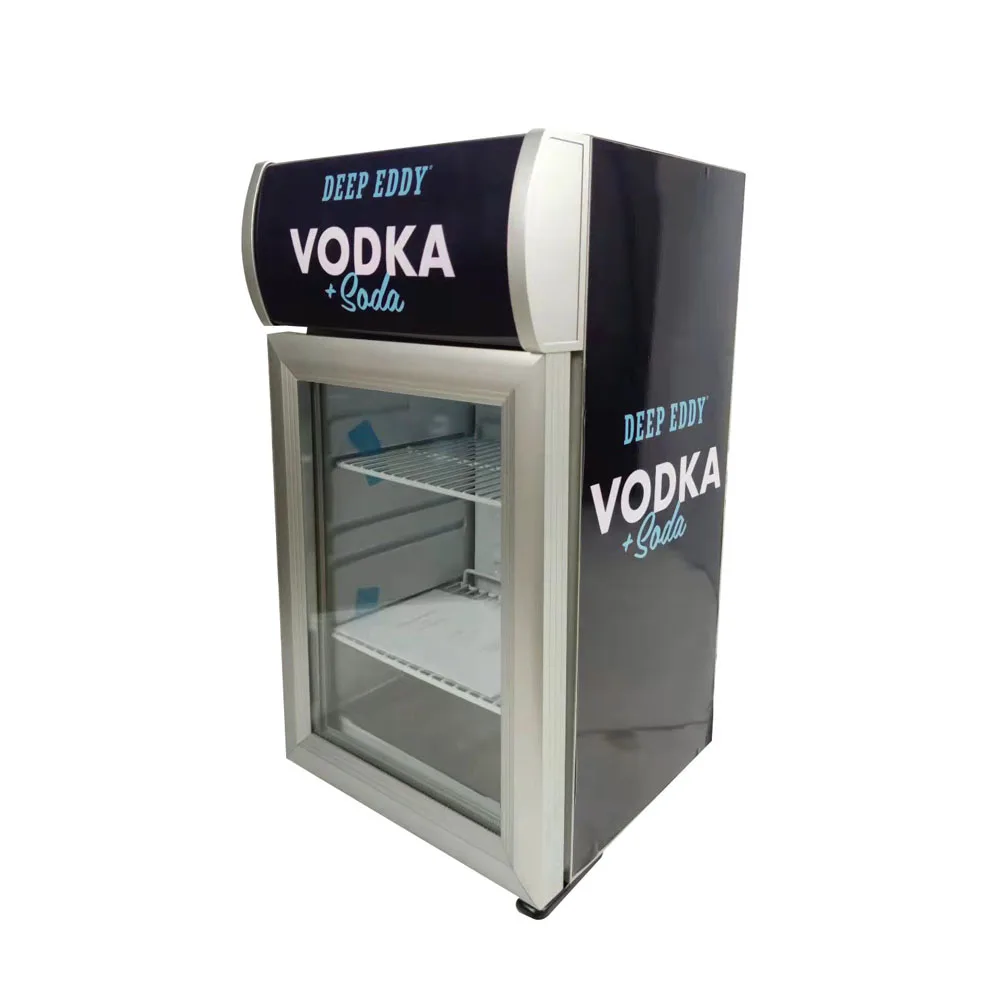 FridgeChina Mini Display Cooling Caviar Table Top Freezer with digital thermostat