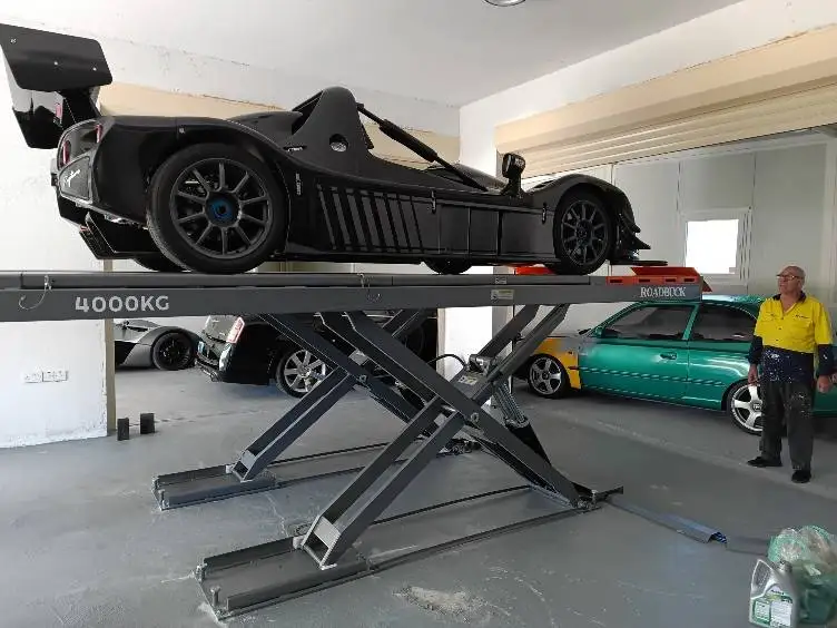 Factory Directly Sale 3.5T Big Scissor Lift with Ramp Control Box for Tire Shop Car Repair Shop