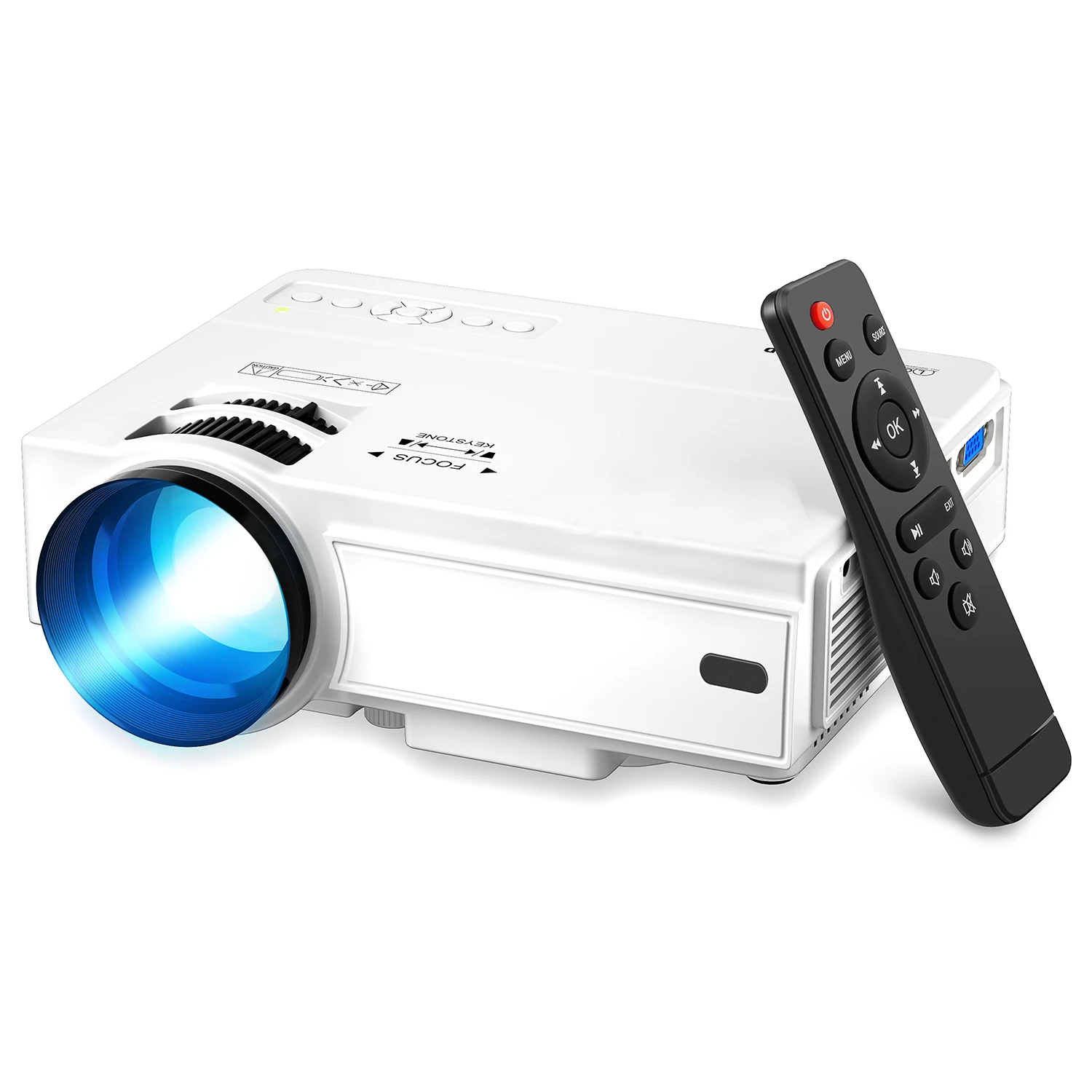 1080P full HD short throw portable 4K LCD home theater projector