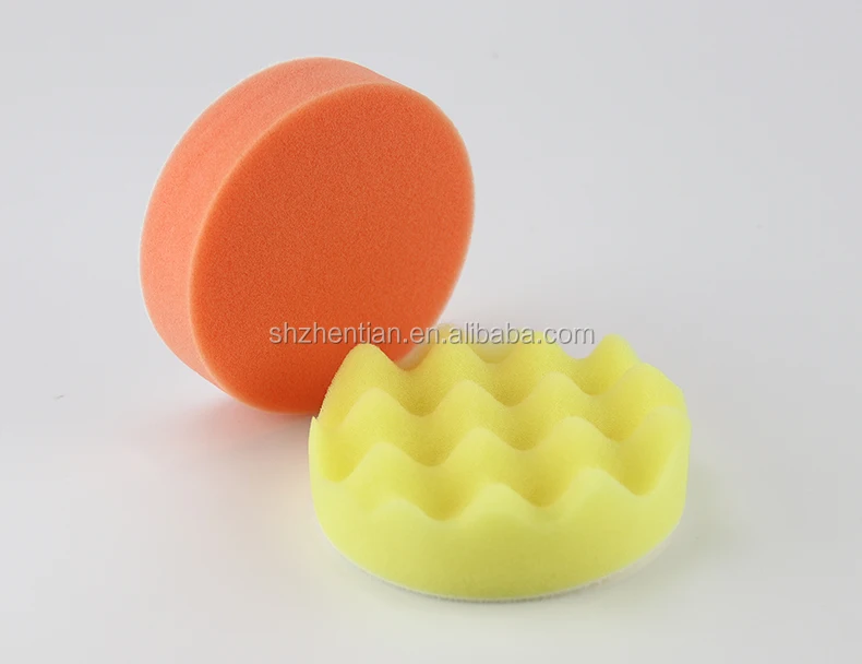 Waxing sponge car beauty waxing sponge solid liquid wax applicator sponge