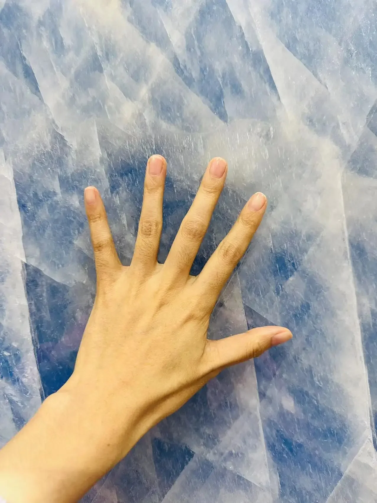 New Arrival House Decoration Real Transparent Blue Onyx Stone for Floor and Wall Tile