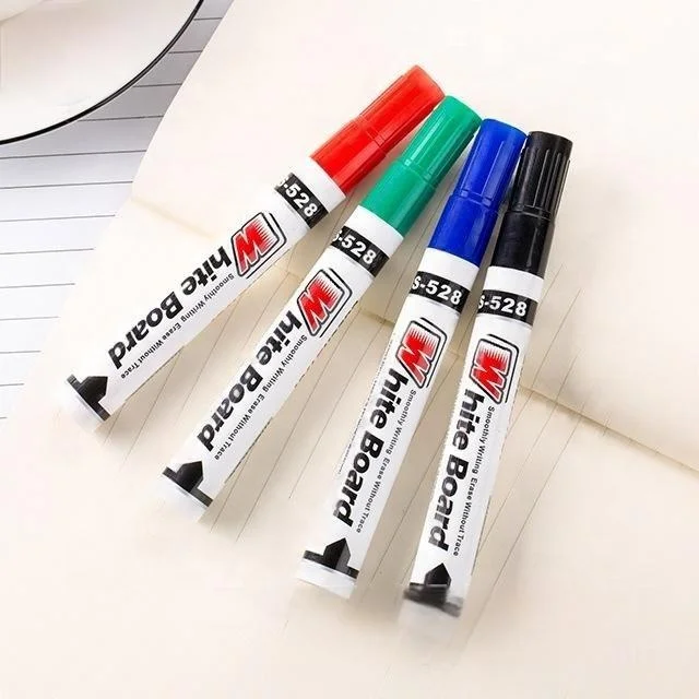 Stationery Accessories Dry Erase Bright 142mm Thick Long Blackboard Whiteboard Marker Pen Set School Office Supplier