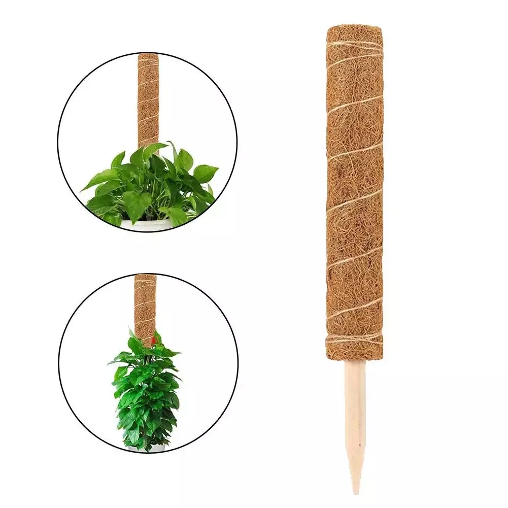 
Garden Accessories Coir Moss Stick Coconut Sticks telescopic coco Coir Totem moss Pole Plant Support Extension Climbing 