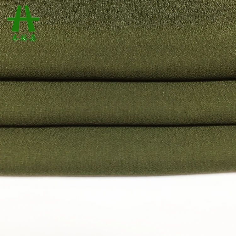 Mulinsen Textile P/D Woven 100% Polyester Wool Dobby Georgette Chiffon Crepe Fabric
