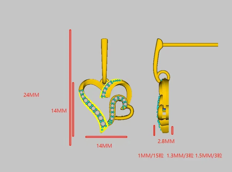Custom Logo Wholesale Zircon Moissanite Enamel Stud Earring Women 925 Sterling Silver Gold Plated Pearl Hoop Earrings for Women