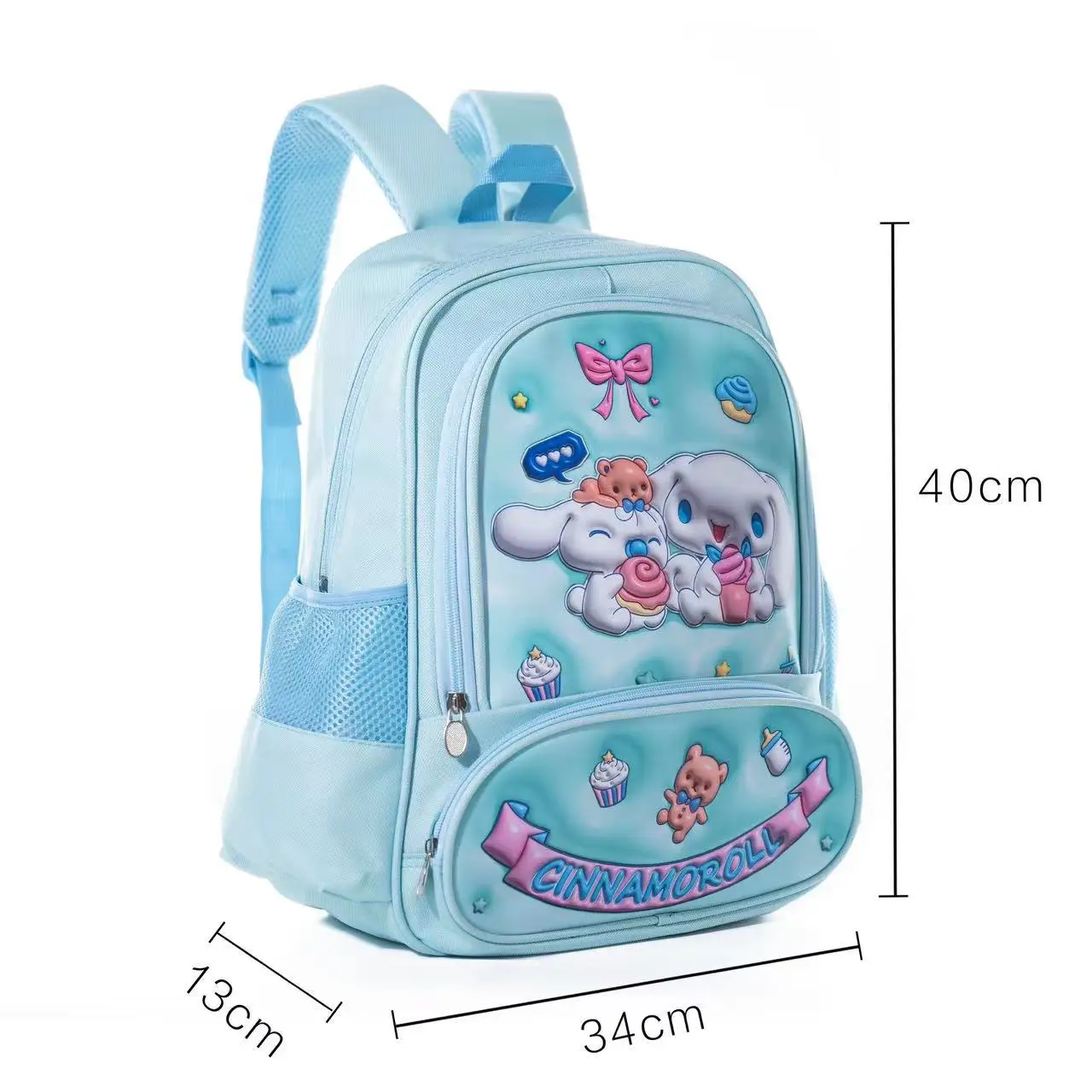New KT 3D Three-dimensionalLarge capacity Children Schoolbag Student Casual Burden-reducing Portable Backpack