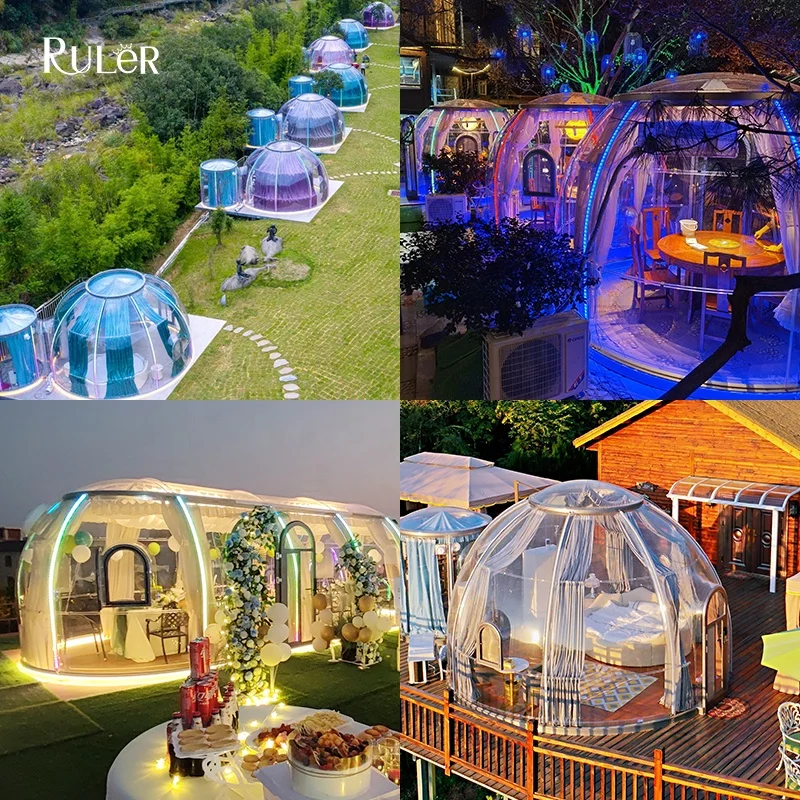 HOT SALE Hotel Garden B&B Exclusive Holiday PC Transparent Dome Tent
