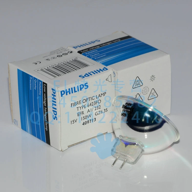 philips halogen lamps 6423FO 100W GZ6.35 12V projector lamps
