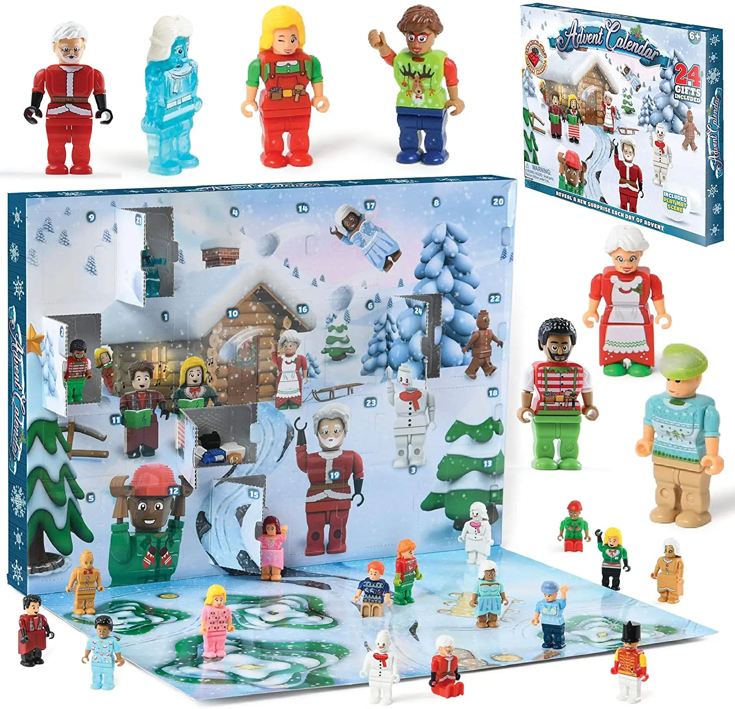 DIY Wholesale Custom surprise gift Wax Melt Advent Calendar for Christmas