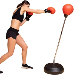 Adults & Kids Adjustable Height Stand Protocol Punching Bag with Stand