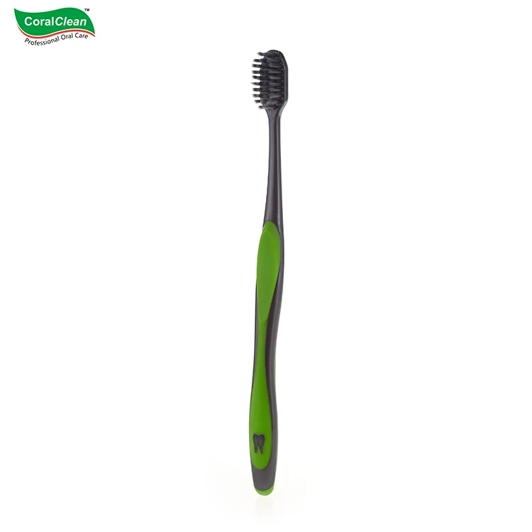 Enfresh Customized Oral Care Ultra Soft Charcoal Bristles Adult Toothbrush 2 Piece Pack