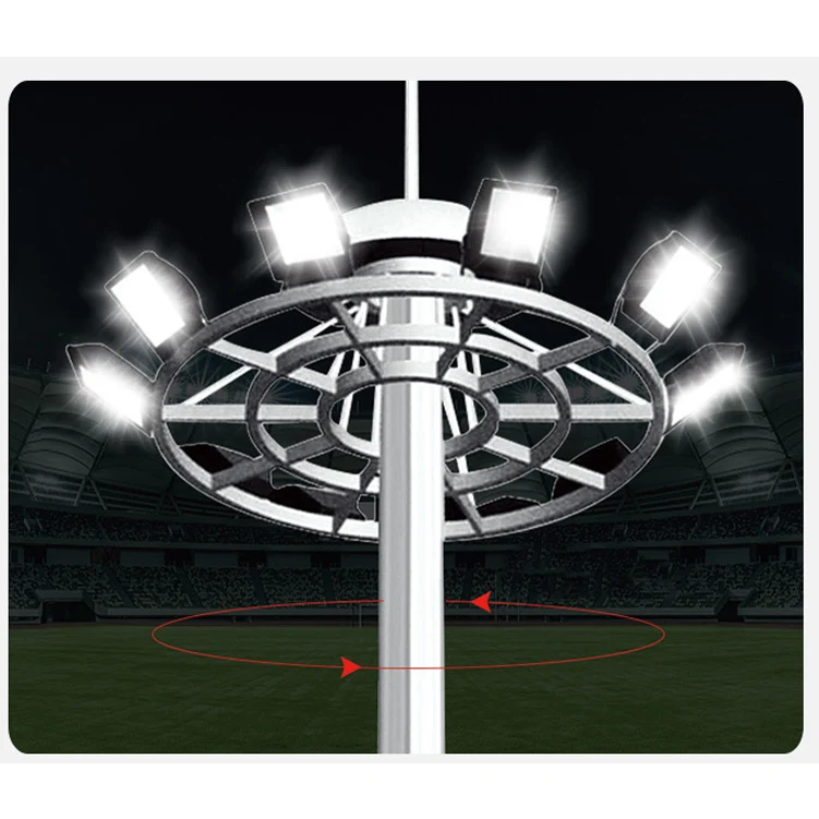 Good Quality Easy Contyol and Maintenance 25m Design High Mast LED Lighting Light