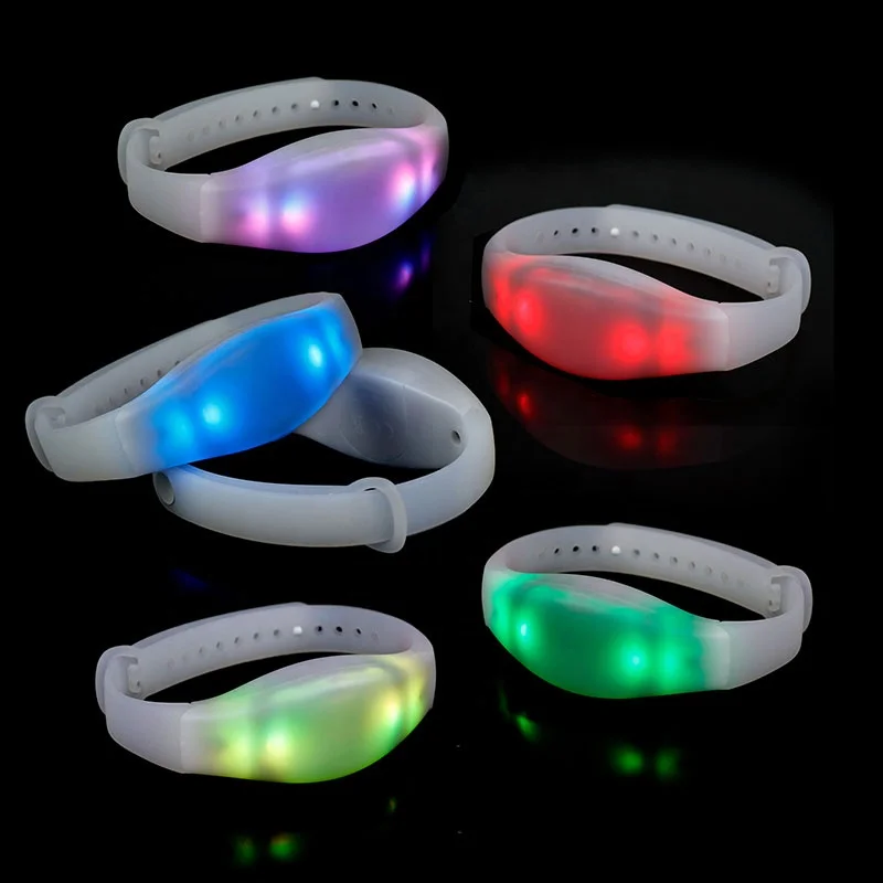 Music Party RFID Luminous Bracelet LED Pulsera Remote Control Concert Custom LED Wristband