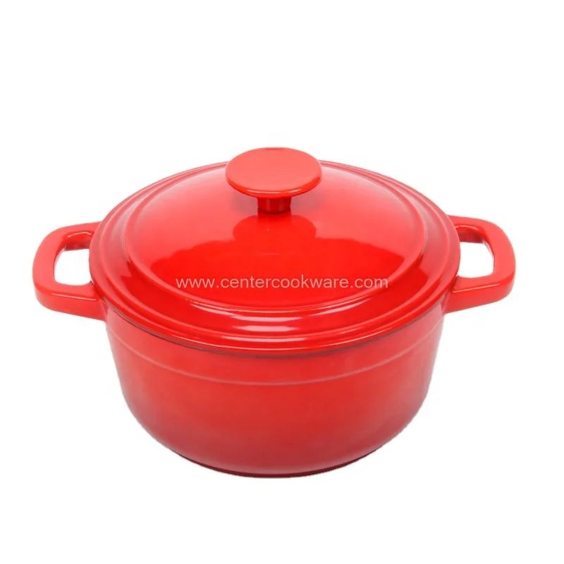 High Grade Cookware round Non Stick Tableware enamel coating cast iron dutch oven french oven cocotte soup stock pots