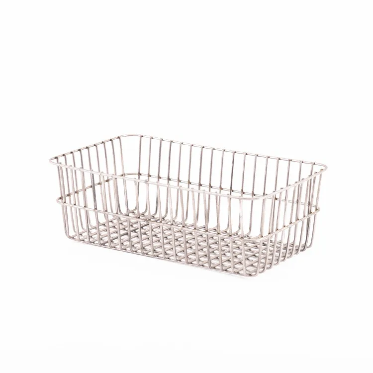 Custom-Make Stainless Steel Metal Wire Mesh Basket For Storage