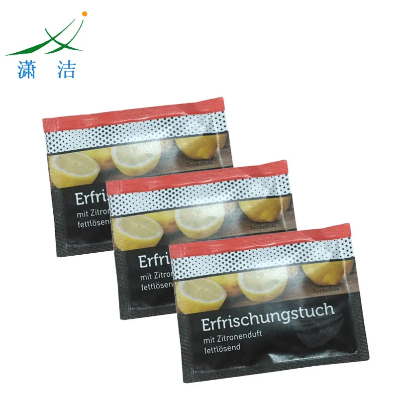 2022 wet napkin restaurant perfume biodegradable  wet wipes