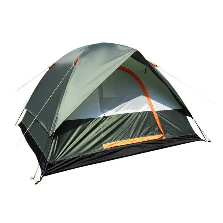 
Tent waterproof camping hiking polyester oxford cloth dual layers tent 4 people TC 