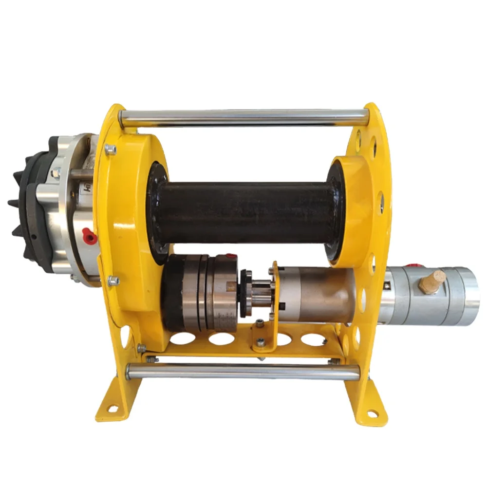 Small pneumatic winch can be used in explosion-proof environment speed adjustable small size and light weight pneumatic winch