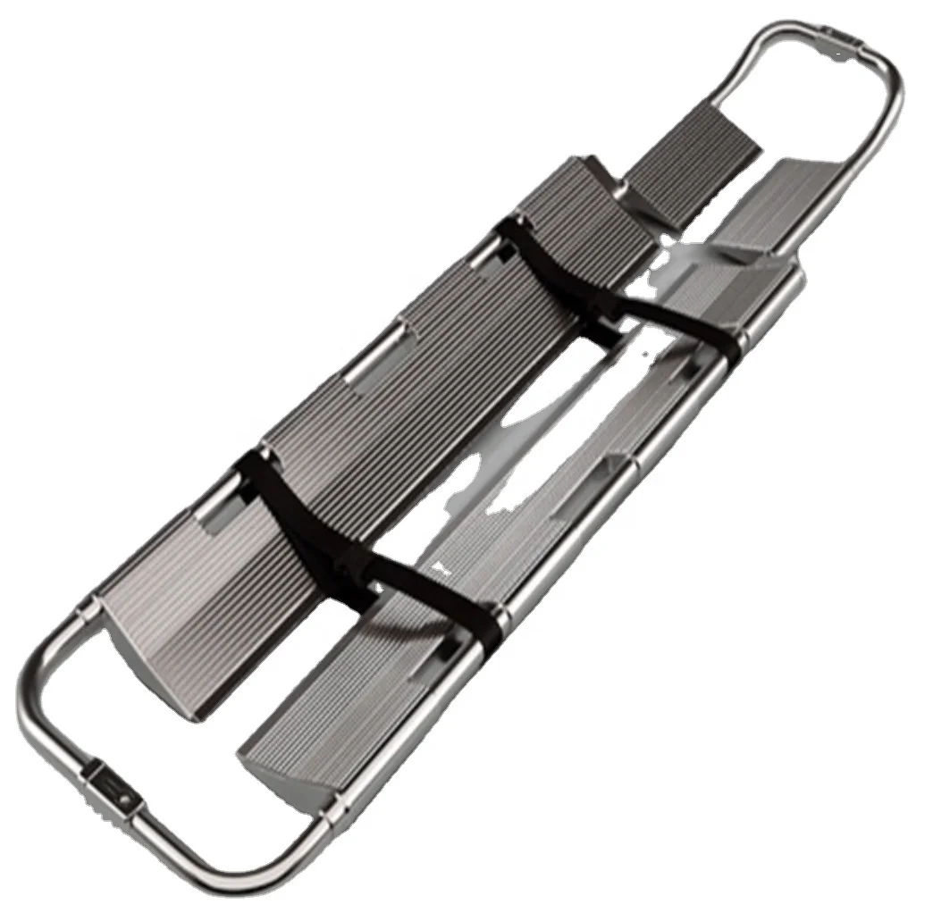 Ambulance stretcher Hospital furniture Aluminum Alloy Folding Scoop Stretcher
