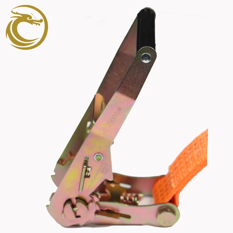 Motorcycle Weebing Industrial Polyester Cargo Straps Heavy Duty Ratchet Lashing Belts Sling Tie Down Straps 4 Inch