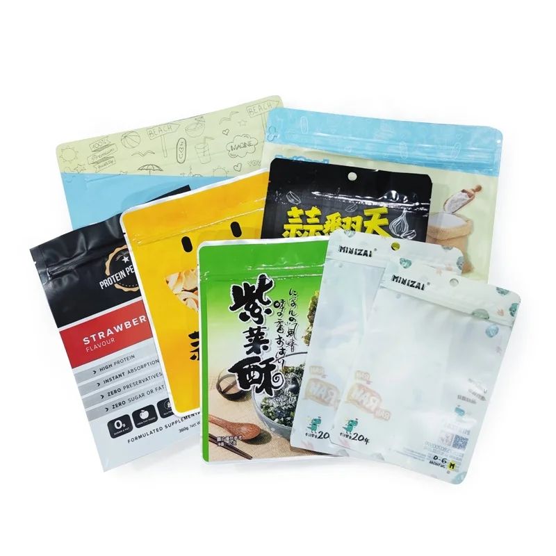 1 PCS Bags Customized Your Design Packaging Bag With Logo Printed Pouches Special Custom-made Gravure Printing  Manufacture