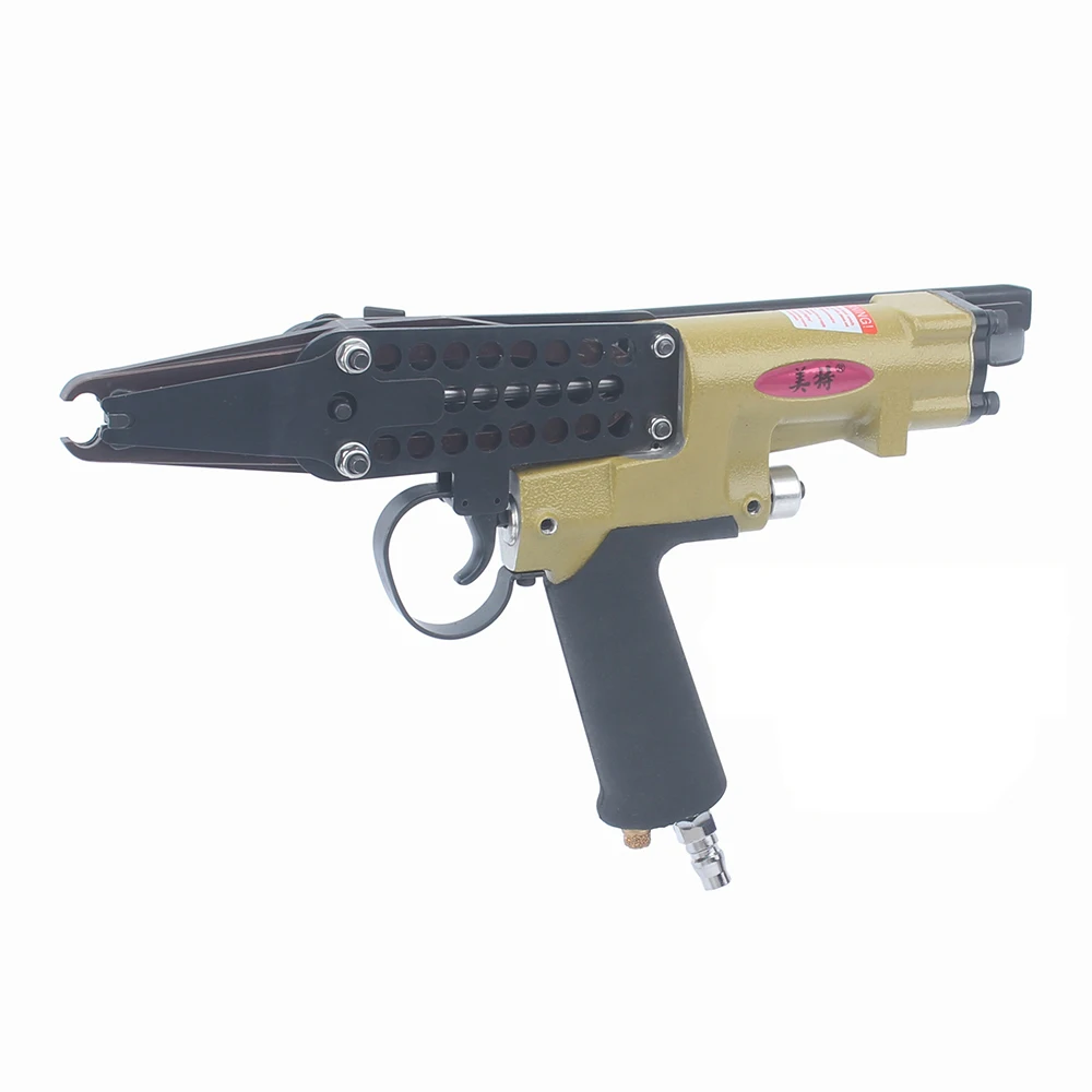 SC77XE Pneumatic C-ring Nailer Tool Air Nailing Gun C-type Hog Ring Plier Air Tool Long Nose Clip Piler