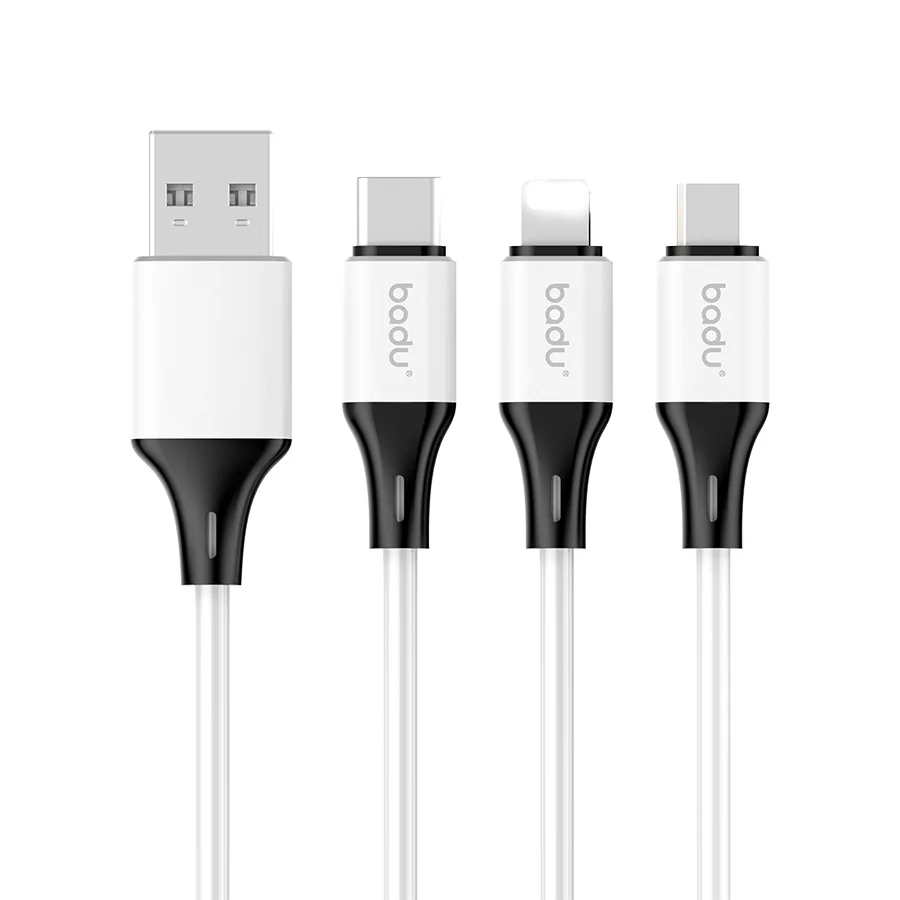 Badu лидер продаж высококачественный Micro Usb-кабель 1 м передачи данных из ПВХ для Android и